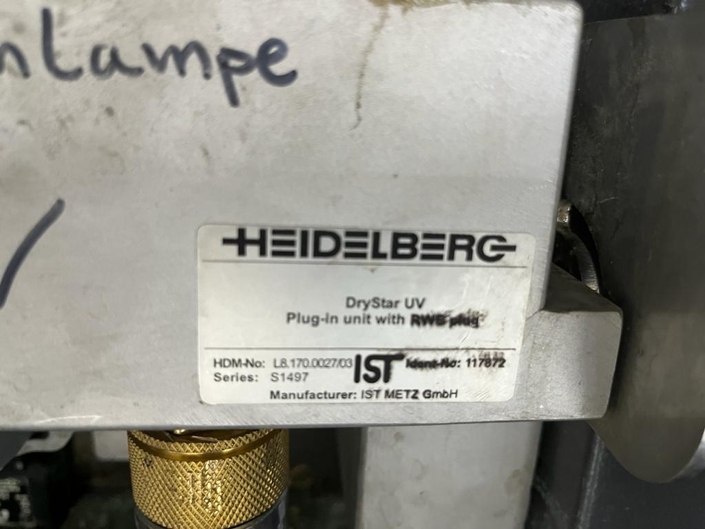 Heidelberg CD74-5 P3+LX2-C UV Hybrid Year 2005 Size 