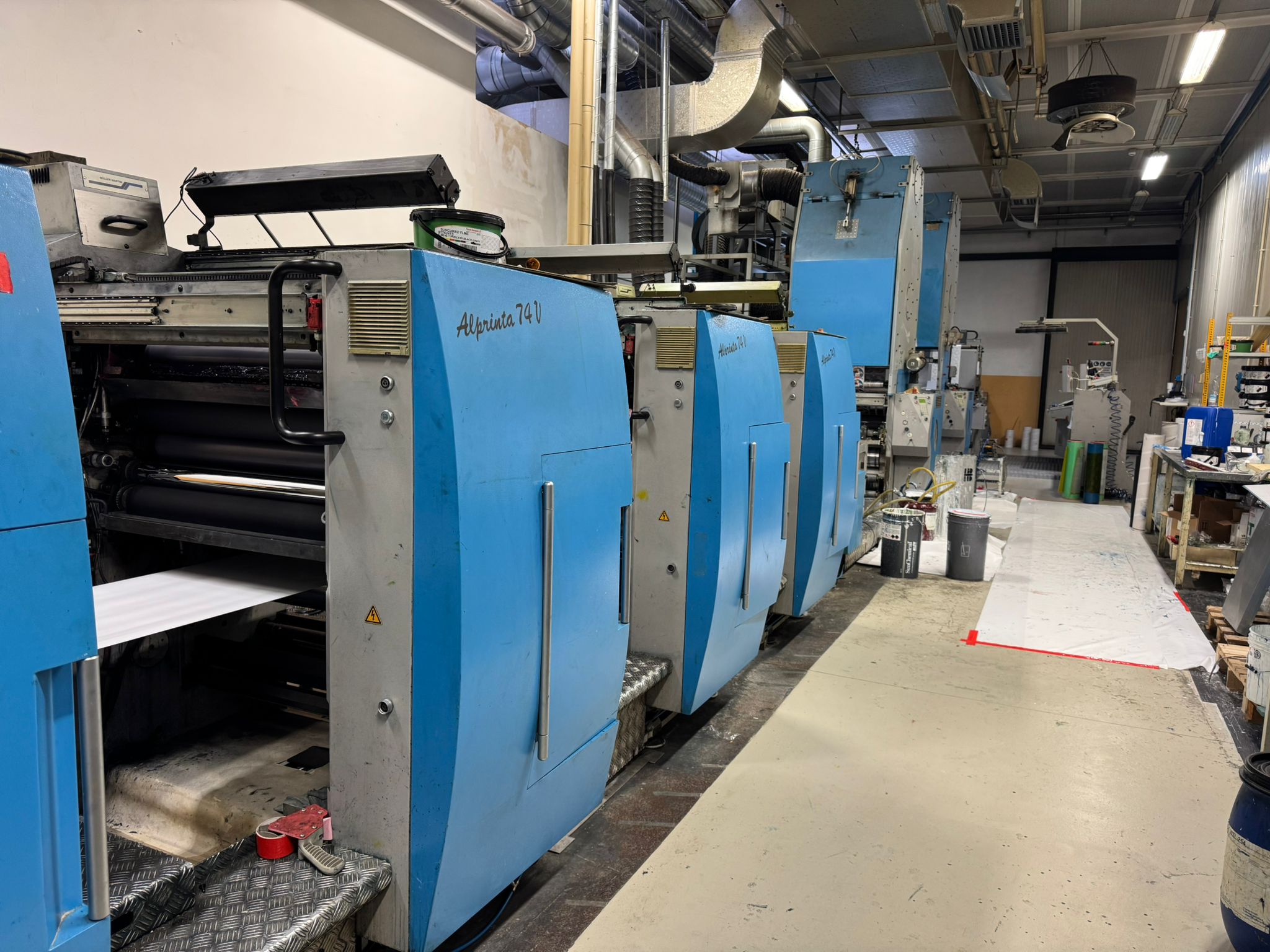 Muller Martini ALPRINTA V740-6  offset + 3 flexo Year 2006 Size 