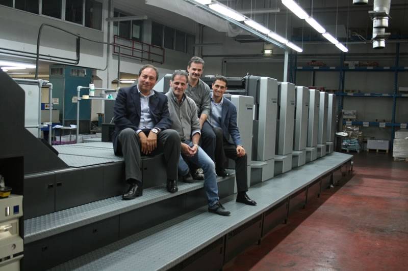 HEIDELBERG CD 6LX IN INSTALLATION TO GRAFICHE VINCENZO BERNARDI TREVISO