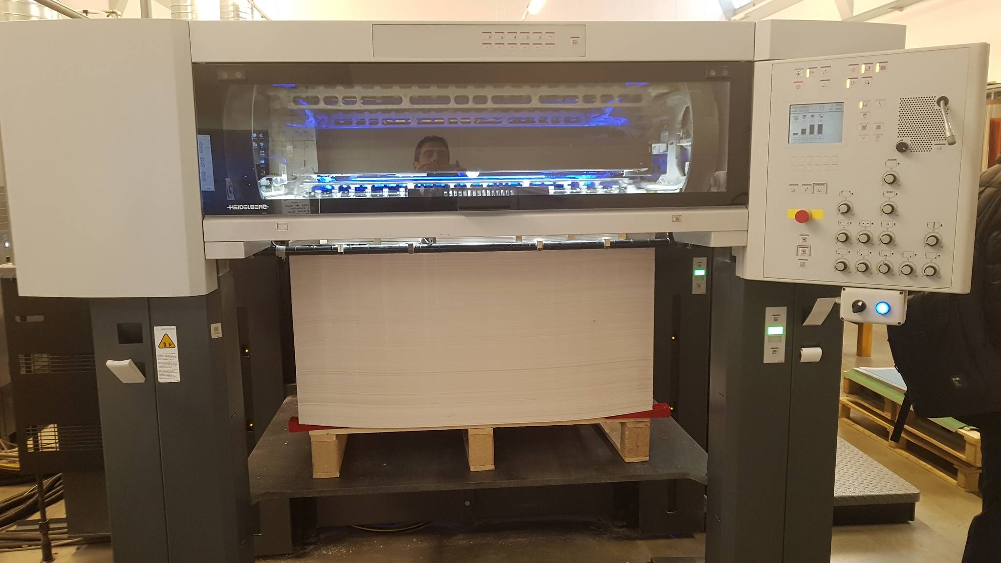 Heidelberg XL105-5LX-LED-UV alla Grafica di Zingonia