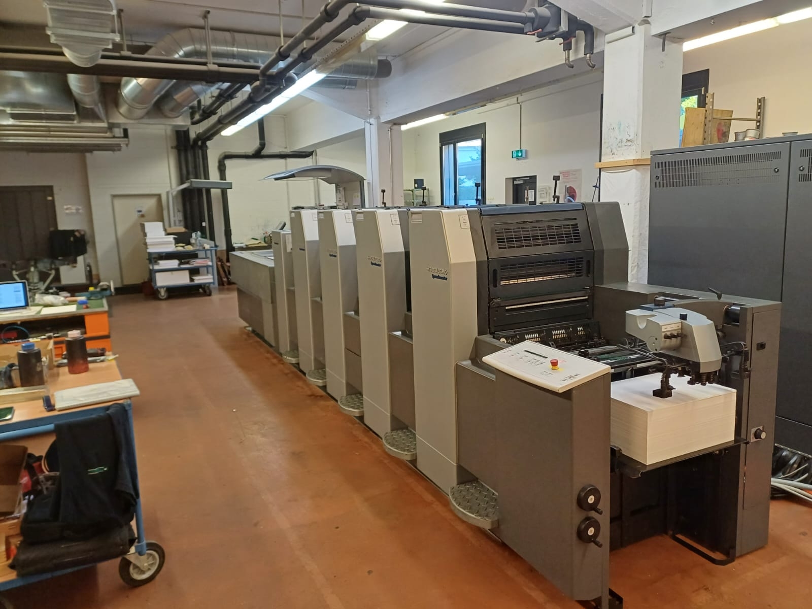 We are seeing an increase in demand for Heidelberg offset printing machines in the 52 format