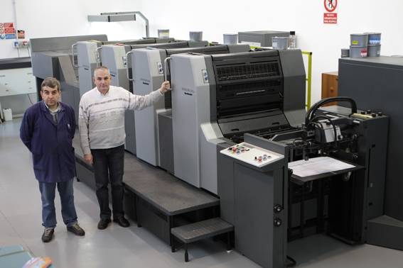 HEIDELBERG SM 74-4PH alle Grafiche Boldrin di Vigorovea Padova