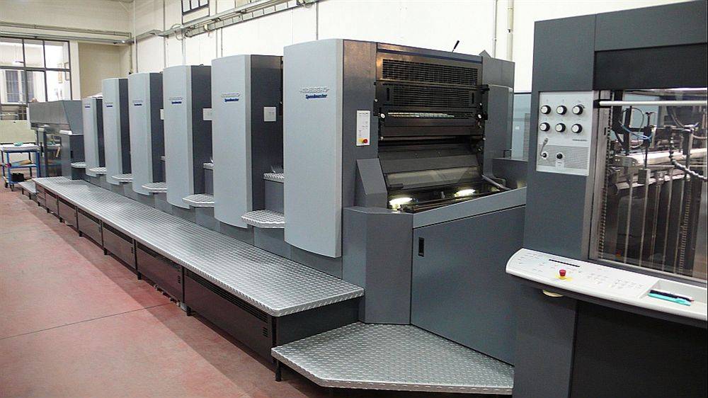 Gia' in produzione la HEIDELBERG CD102-5LX alla SATE di Ferrara