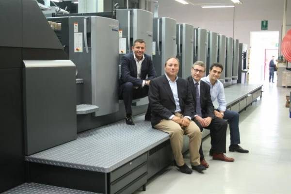 Sold in Italy an Heidelberg CD102-8LX3 to an EU leading luxury packaging printing.
